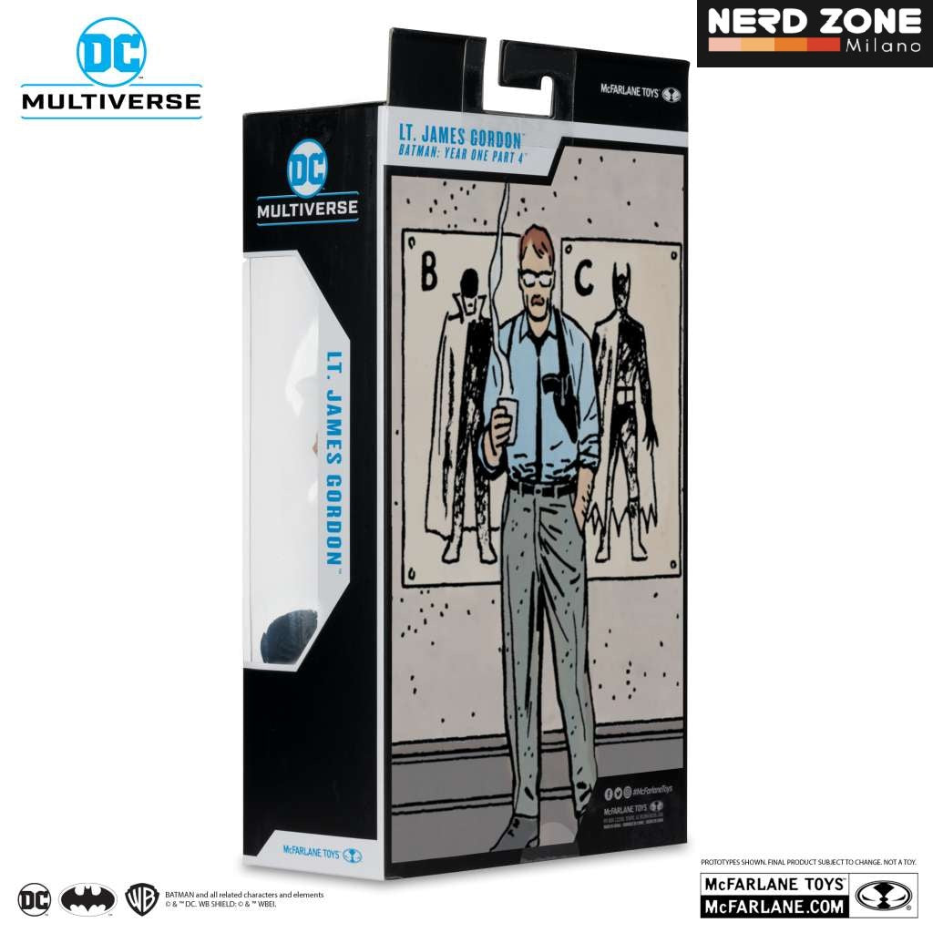 McFARLANE TOYS 2025 - Dc Multiverse Batman Year One Pt4 Gold Label Platinum Commissioner Gordon Action Figure
