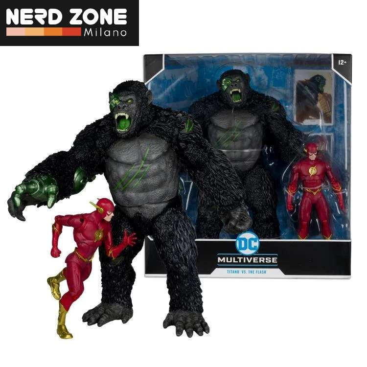 McFARLANE TOYS 2025 - Dc Multiverse Flash Vs Titano Megafig 2 Pk