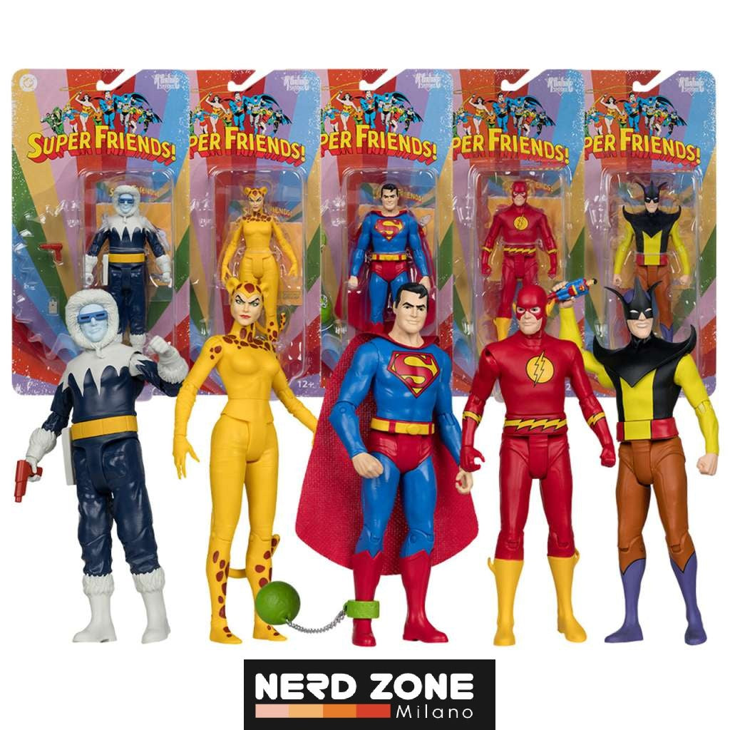 McFARLANE TOYS 2025 - Dc Retro Super Friends Serie 2 Assorted Set (6)