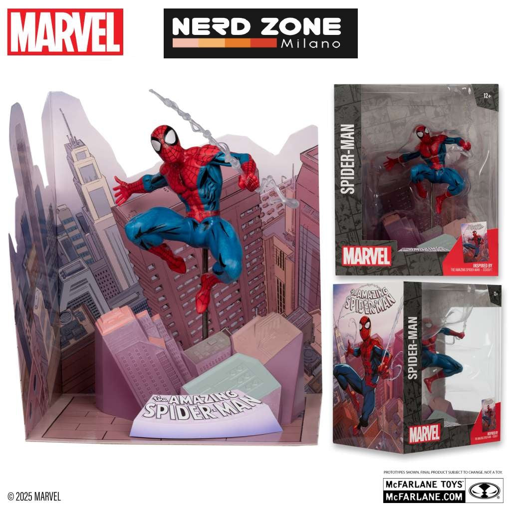 McFARLANE TOYS 2025 - Marvel Collection 1/10 Wv4 Spider-Man (Amazing Spider-Man #1)