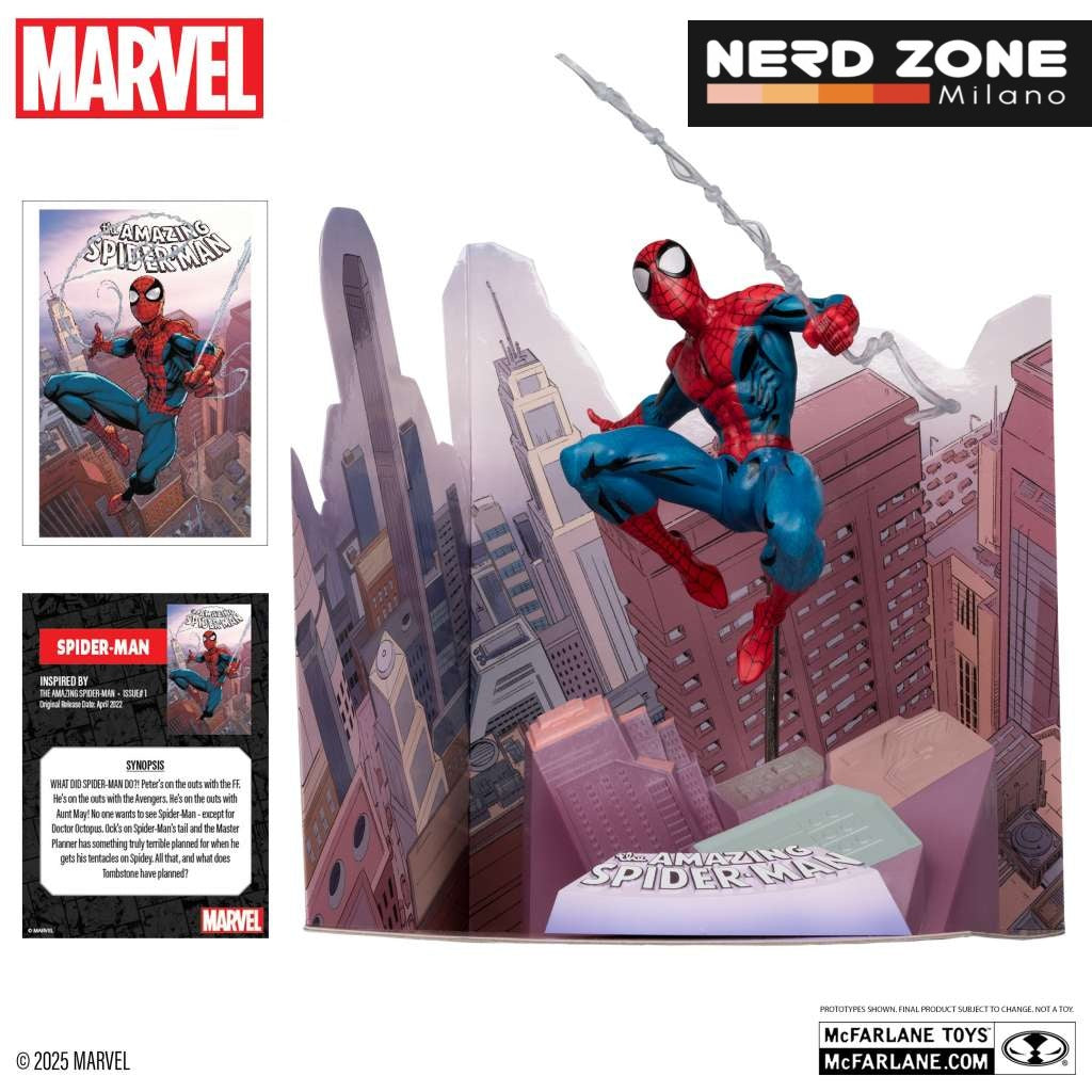 McFARLANE TOYS 2025 - Marvel Collection 1/10 Wv4 Spider-Man (Amazing Spider-Man #1)