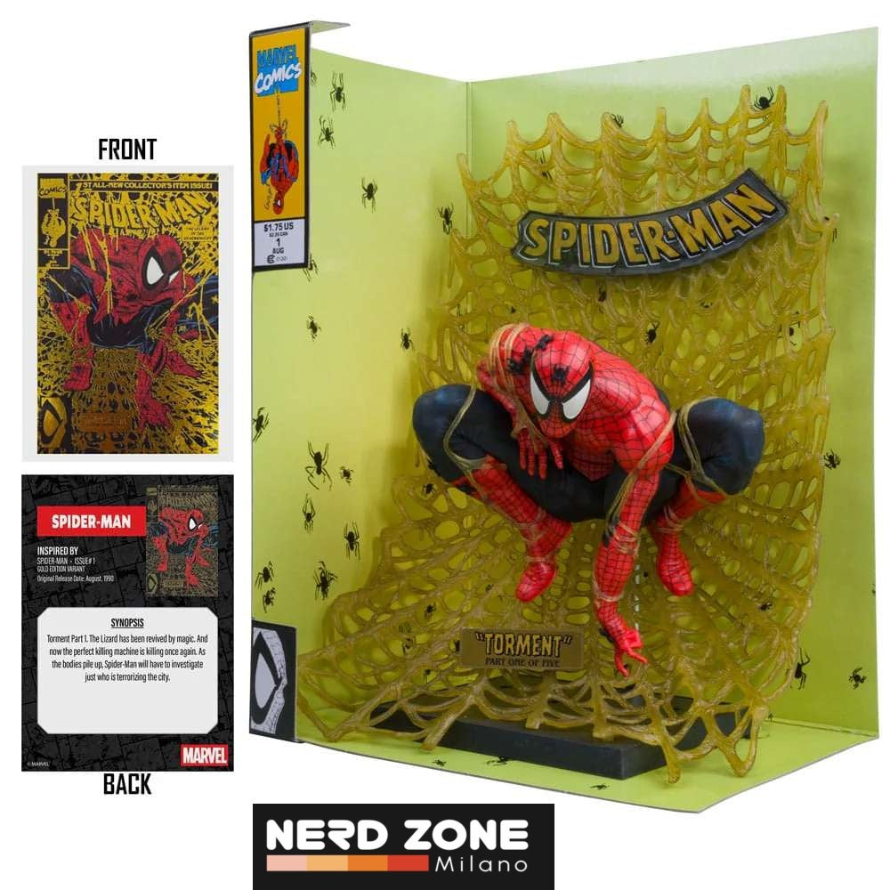 McFARLANE TOYS 2025 - Marvel Collection 1:6 Wv6 Spider-Man (Spider-Man #1 Black And Gold Variant) D23 Excl Figure
