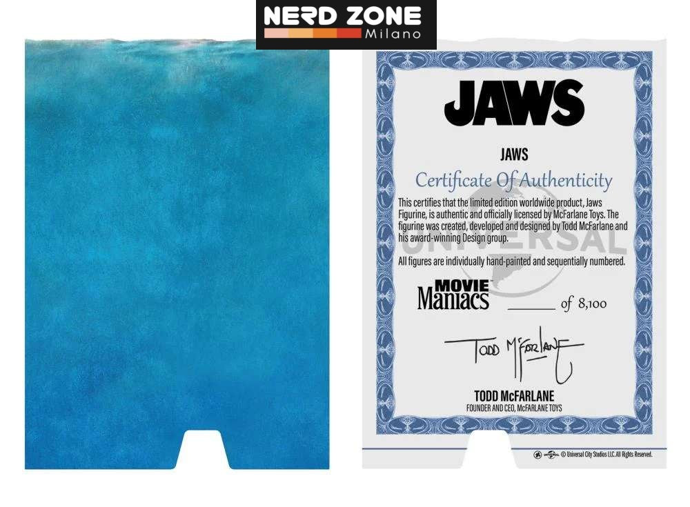 McFARLANE TOYS 2025 - Movie Maniacs Jaws 50th Anniversary Limited Edition Figure