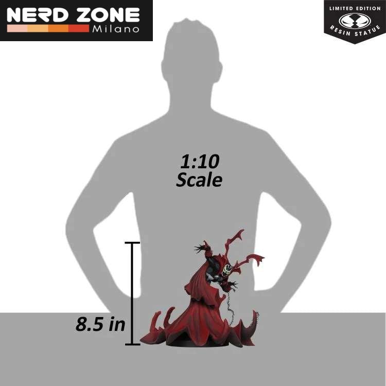 McFARLANE TOYS 2025 - Spawn Black White & Red All Over Spawn By Greg Capullo Resin Statue