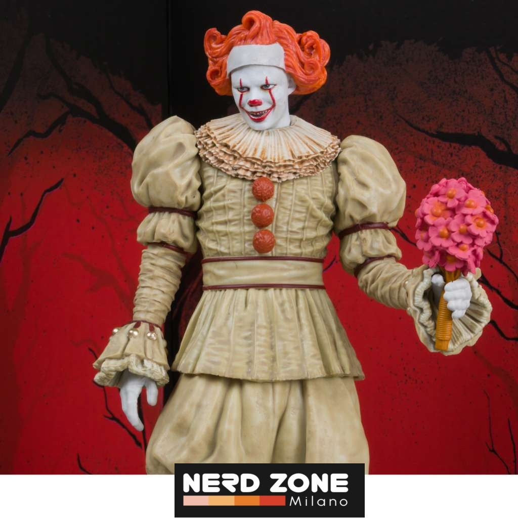 McFARLANE TOYS 2025 - Welcome To Derry - Movie Maniacs Pennywise Flashback Gold Label Posed Figure