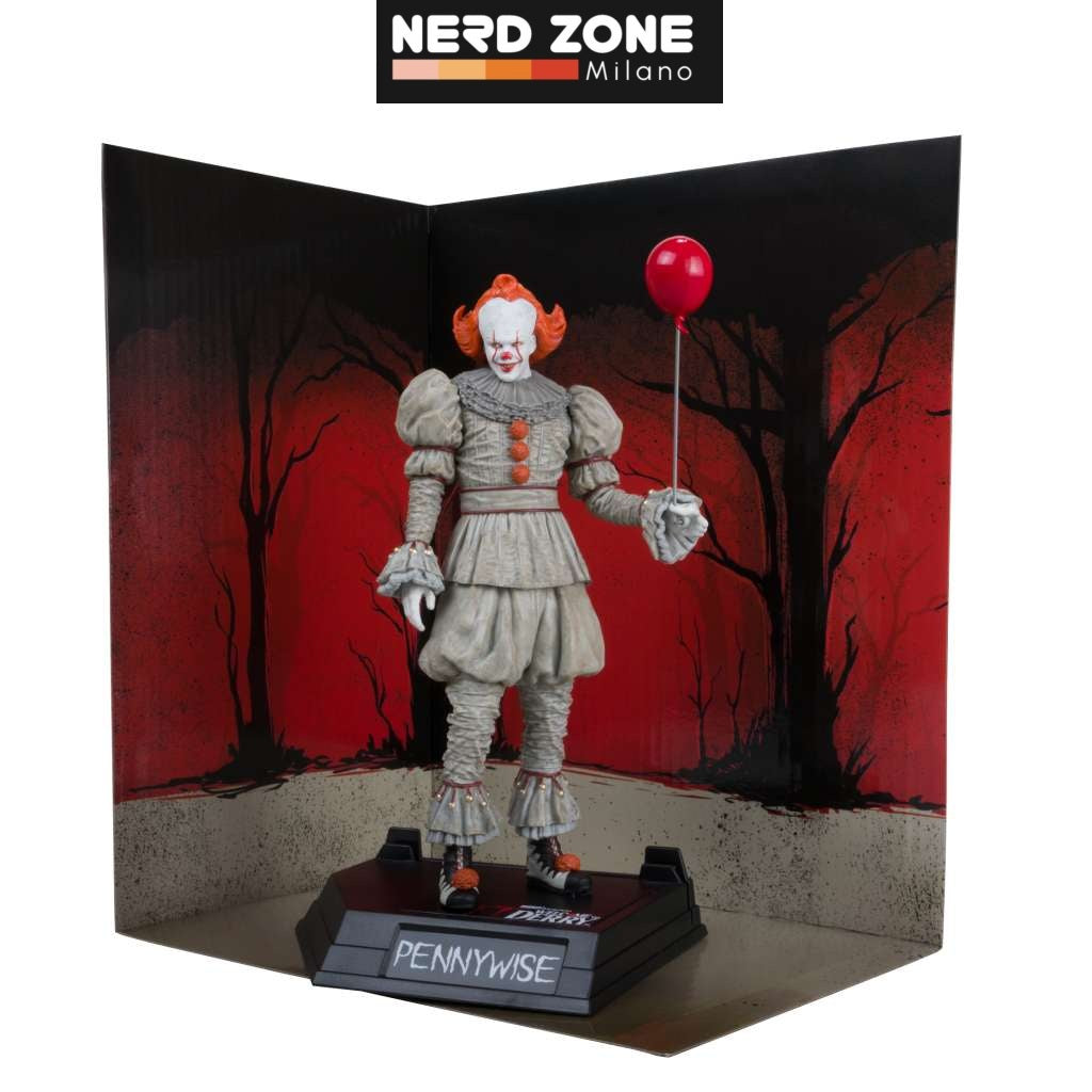 McFARLANE TOYS 2025 - Welcome To Derry - Movie Maniacs Pennywise Gold Label Posed Figure