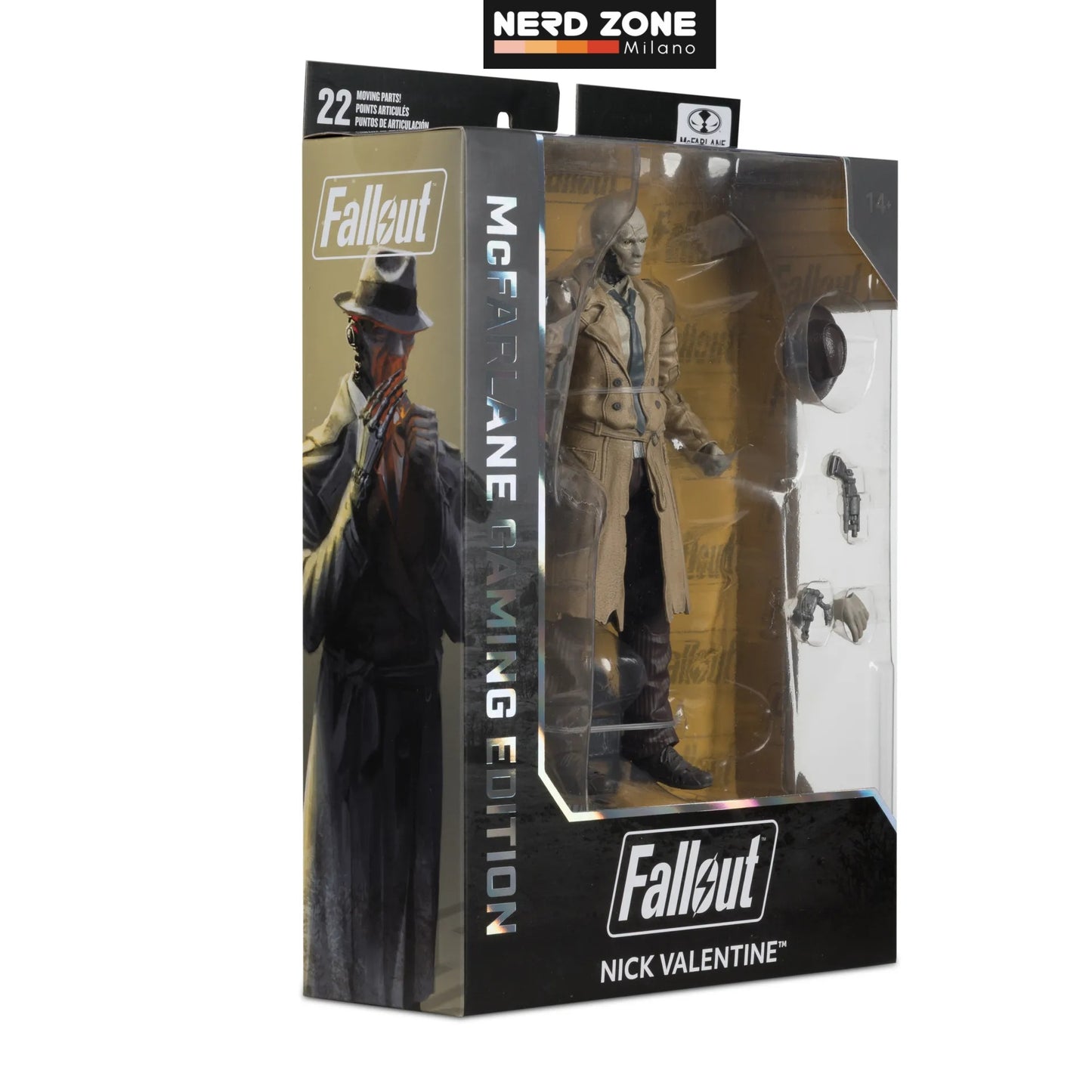 PRE ORDINE - McFARLANE TOYS 2025 Gaming Ed 7inch Fallout Wv2 Nick Valentine Fallout 4 Action Figure