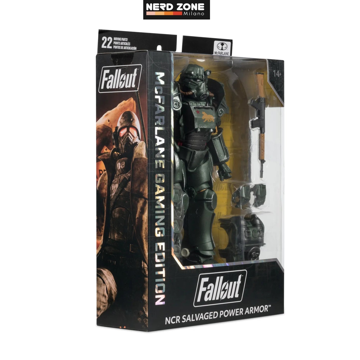 PRE ORDINE - McFARLANE TOYS 2025 Gaming Ed 7inch Fallout Wv2 T-45 Armor Ncr Fallout New Vegas Action Figure