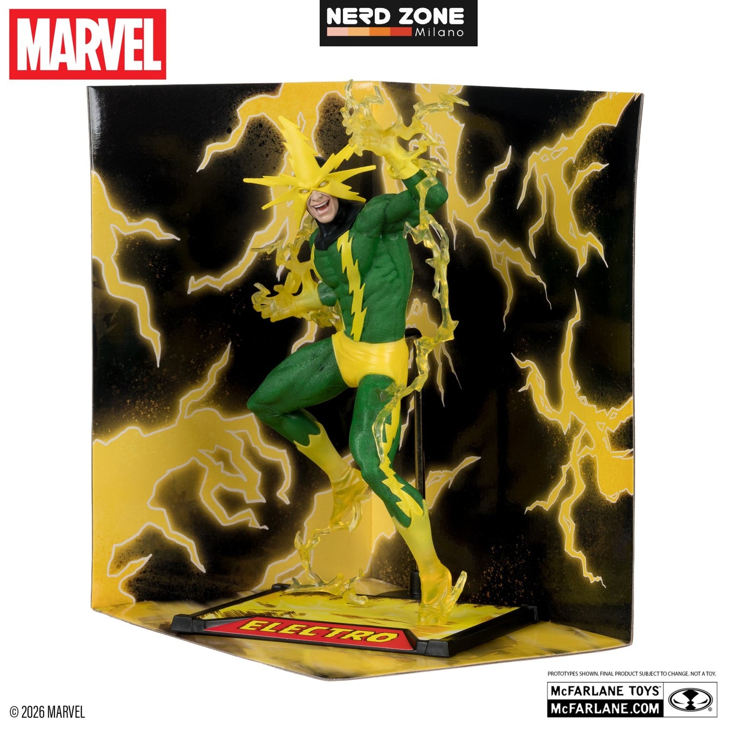 PRE ORDINE - McFARLANE TOYS 2025 Marvel Collection 1:10th Wv8 Electro (joe Fixit #5) Figure