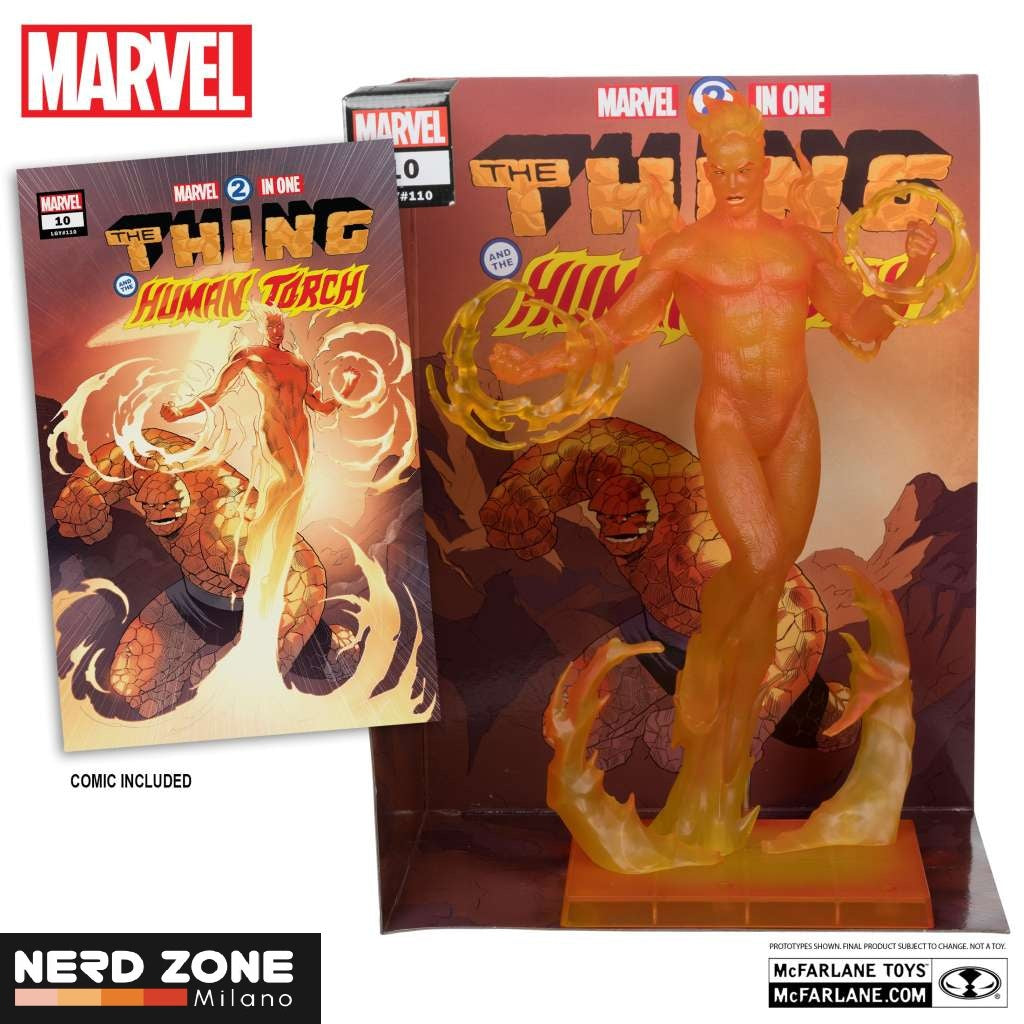 McFARLANE TOYS 2025 Marvel Collection W6 1:6 Human Torch (Marvel 2-in-1 #10)