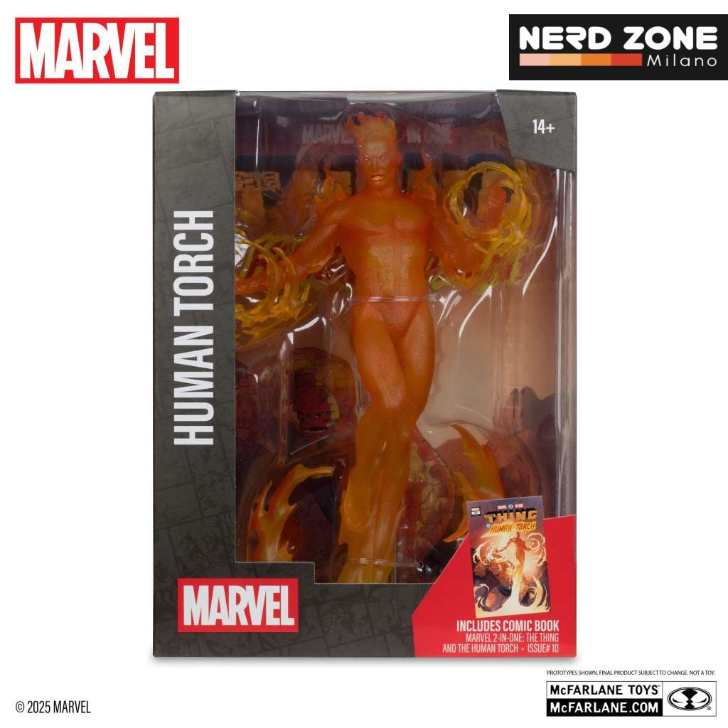 McFARLANE TOYS 2025 Marvel Collection W6 1:6 Human Torch (Marvel 2-in-1 #10)