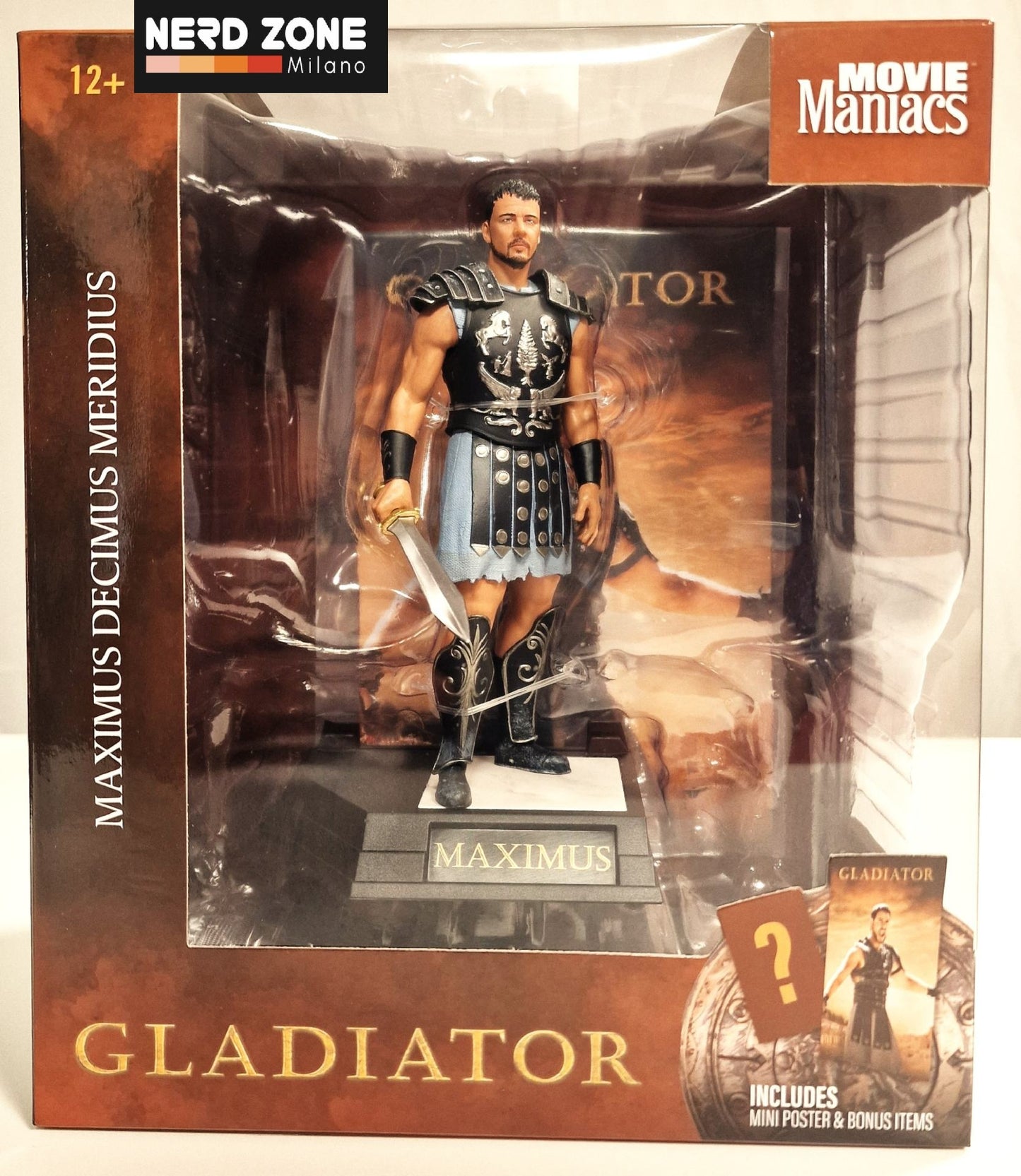 McFARLANE TOYS 2025 - Movie Maniacs Maximus Decimus Meridius Gladiator 6" Posed Figure
