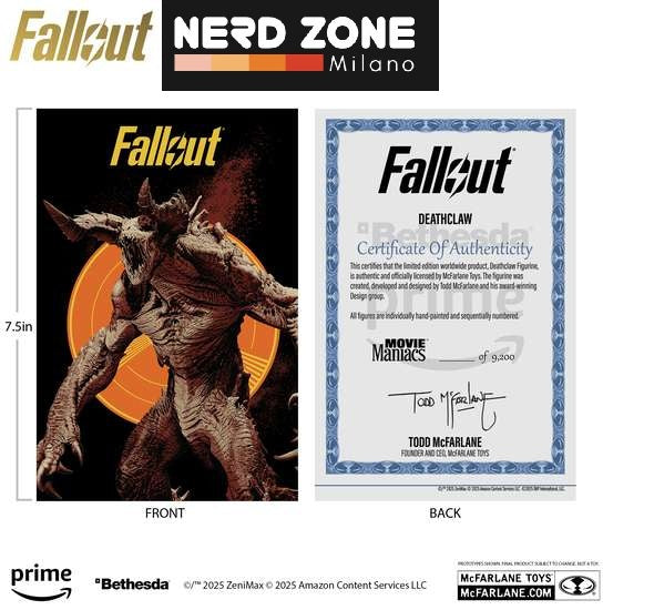 McFARLANE TOYS 2025 - Movie Maniacs Fallout Wave 3 Assortment set (6)