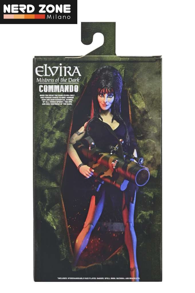 NECA - Elvira Commando Clothed Action Figure