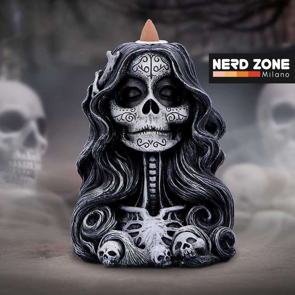 NEMESIS NOW - Calavera's Offering Backflow Incense Burner (Brucia Incenso)