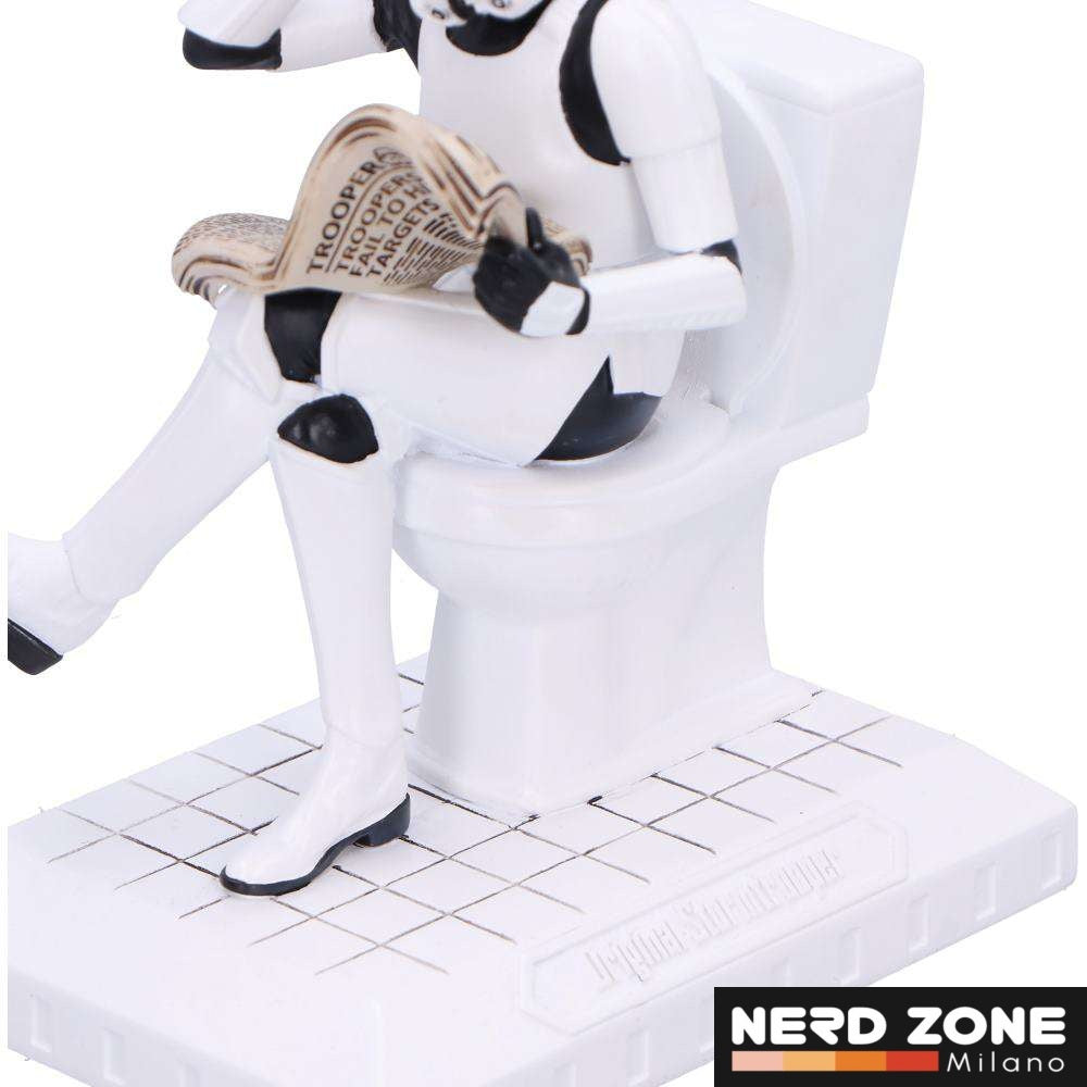 NEMESIS NOW - Original Stormtooper Pooper Trooper On A Toilet Figurine