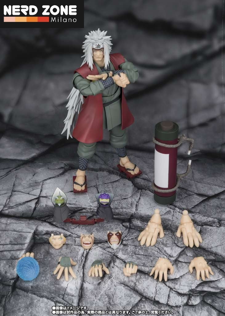 BANDAI - S.H. FIGUARTS - Naruto Jiraiya Hidden Leaf Heroic Sage Mode Shf