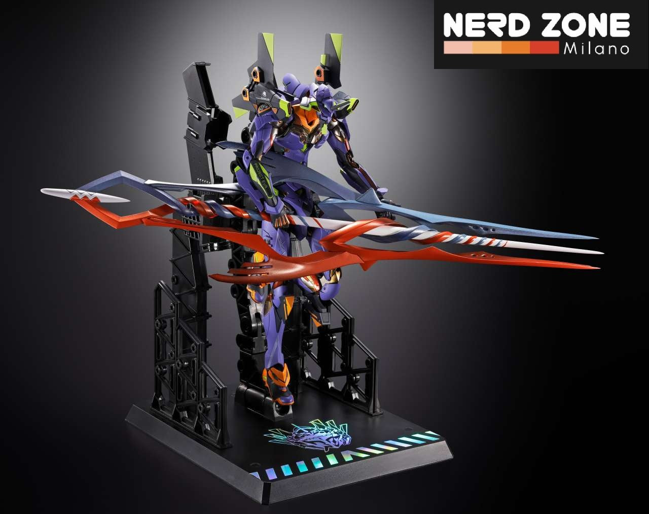 BANDAI METAL BUILD - Neon Genesis Evangelion Test Type-01 Metal Build 30th With The Spear Of Gaius
