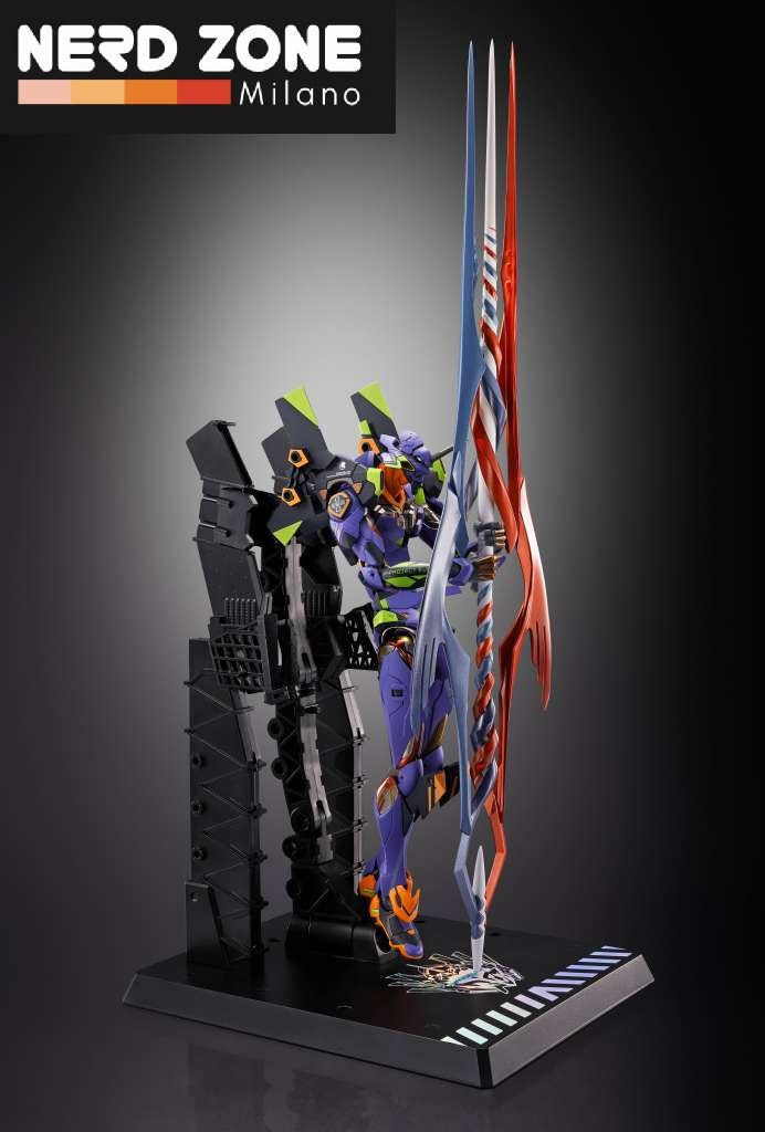 BANDAI METAL BUILD - Neon Genesis Evangelion Test Type-01 Metal Build 30th With The Spear Of Gaius