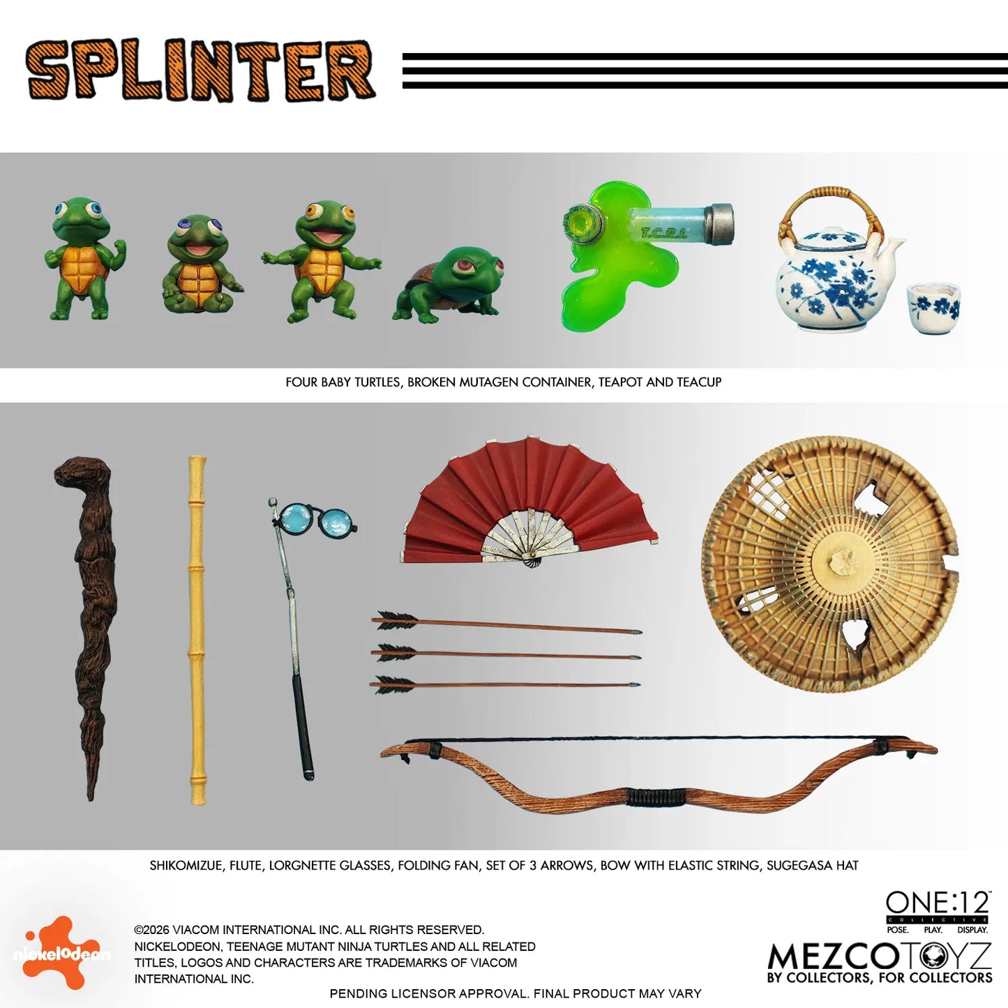 PRE ORDER - MEZCO - One 12 Collective Tmnt Splinter Af