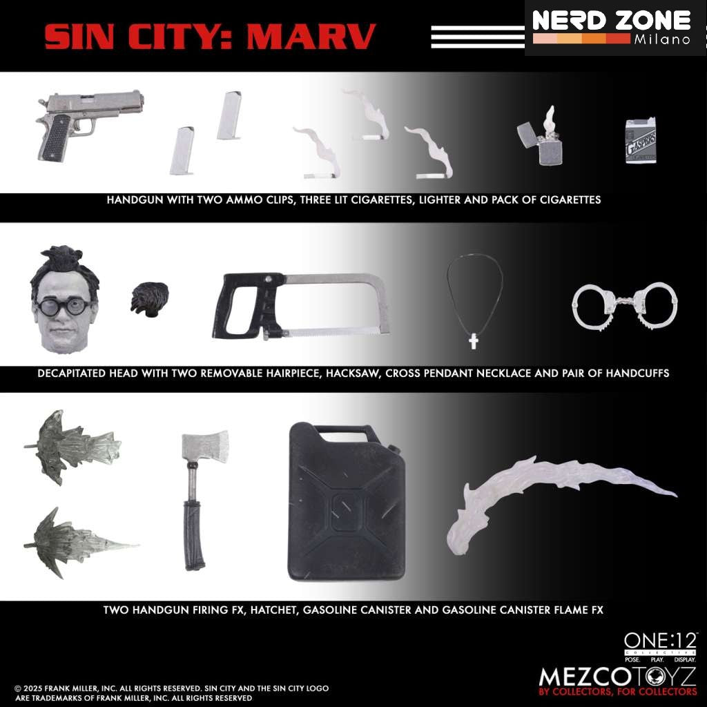 MEZCO - One 12 Collective  Sin City Marv Af