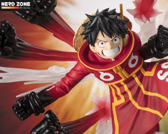 BANDAI - FIGUARTS ZERO One Piece Monkey D. Luffy Gum-Gum Hawk Gatling Extra Batt Figuarts Zero