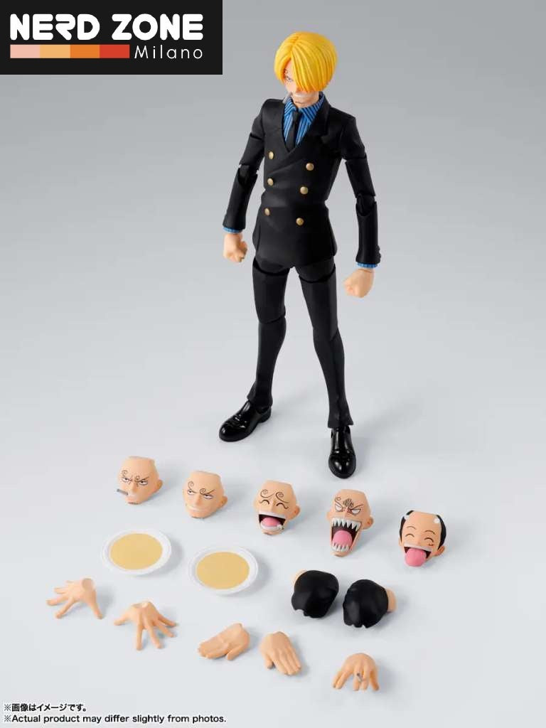 BANDAI - S.H. FIGUARTS One Piece Sanji Romance Dawn S.H.Figuarts