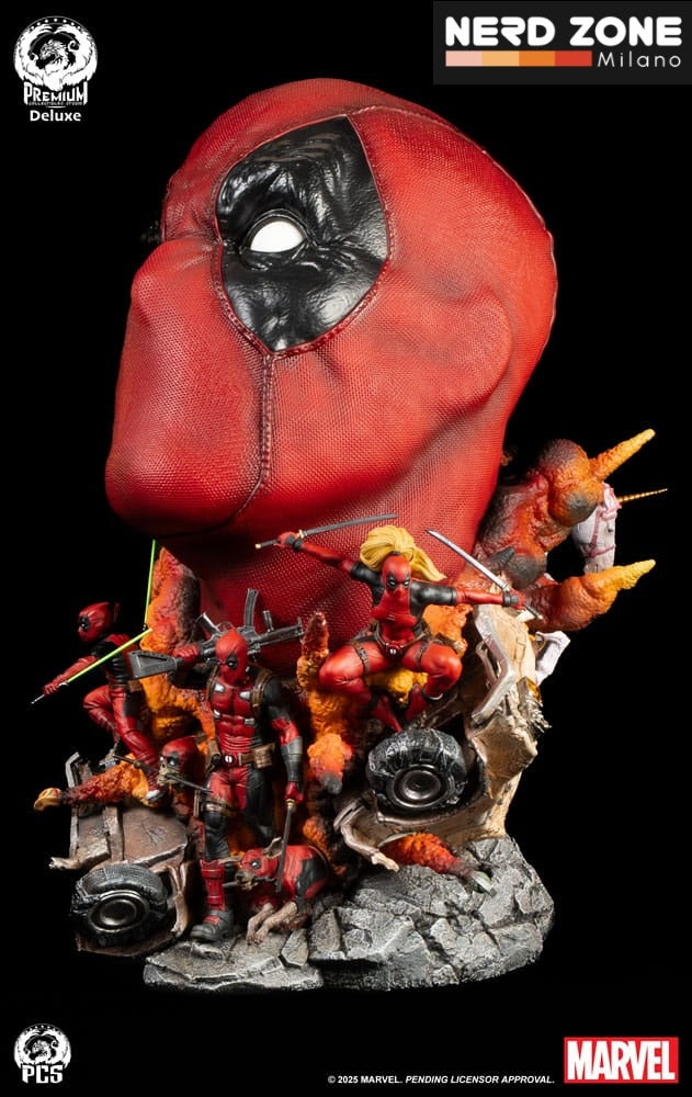 PCS (Premium Collectibles Studio) - Marvel Fine Art Bust Deadpool Deluxe Edition 42 cm