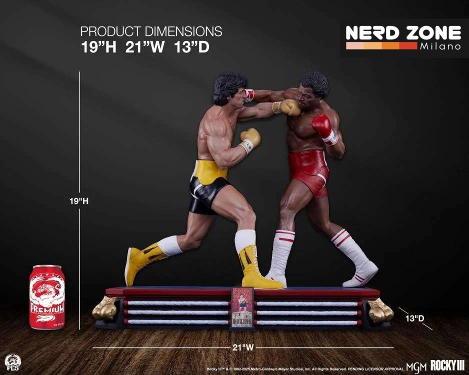 PCS (Premium Collectibles Studio) - Rocky III Diorama 1/4 Statue Rocky Balboa & Apollo Creed 48 cm
