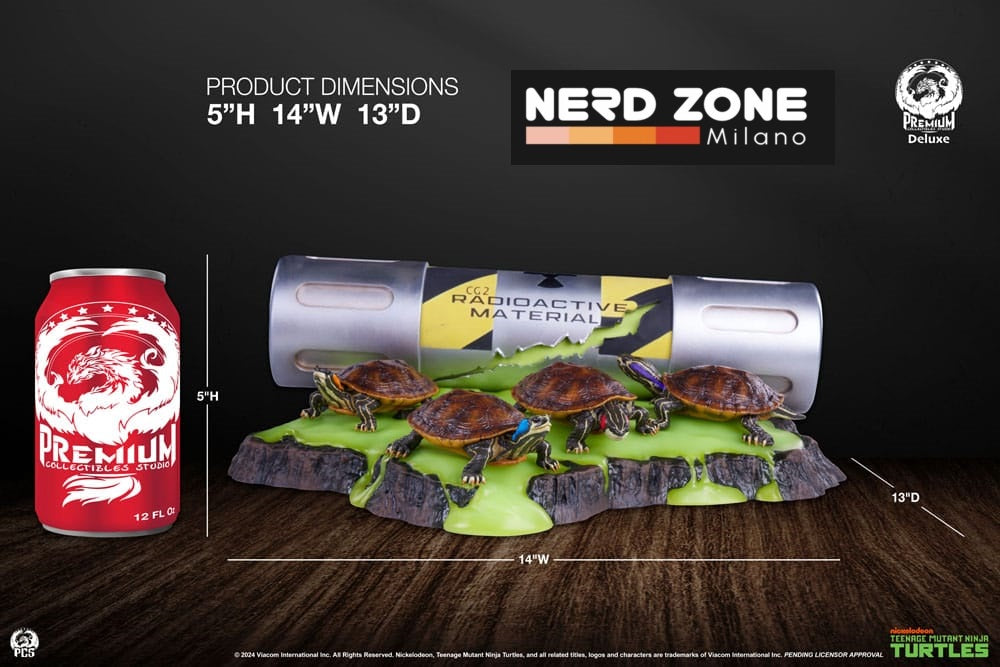 PCS (Premium Collectibles Studio - Teenage Mutant Ninja Turtles Diorama Statue 1/1 Origins 13 cm