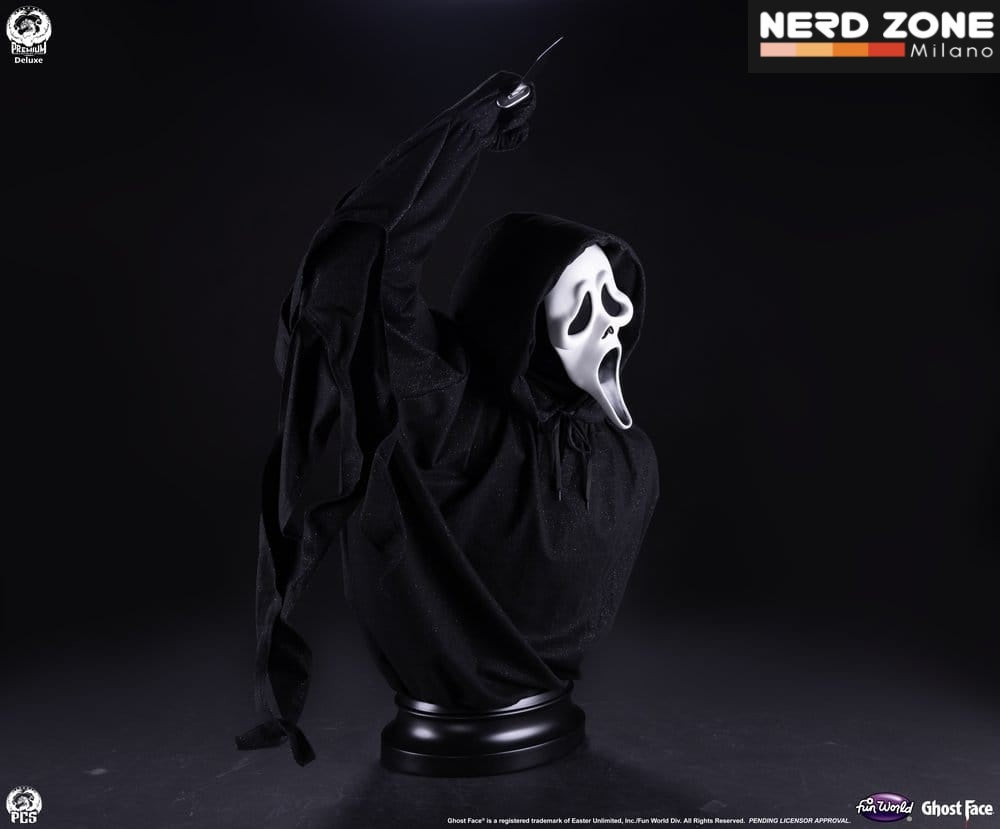 PRE ORDINE - PCS (Premium Collectibles Studio) SCREAM - Ghost Face Life-Size Bust Deluxe Edition 94 cm