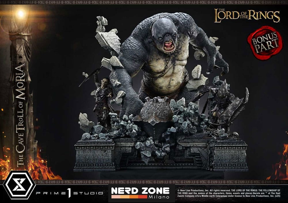 PRIME 1 STUDIO - The Lord of the Rings Premium Masterline Series Statue 1/6 Cave Troll of Moria Bonus Version 91 cm