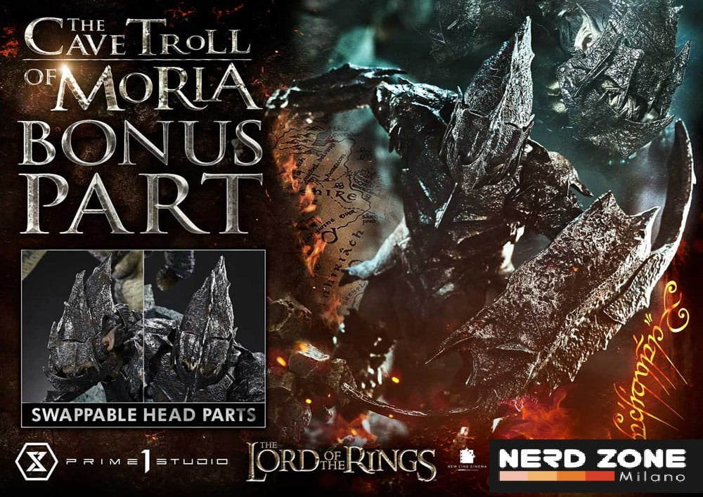 PRIME 1 STUDIO - The Lord of the Rings Premium Masterline Series Statue 1/6 Cave Troll of Moria Bonus Version 91 cm
