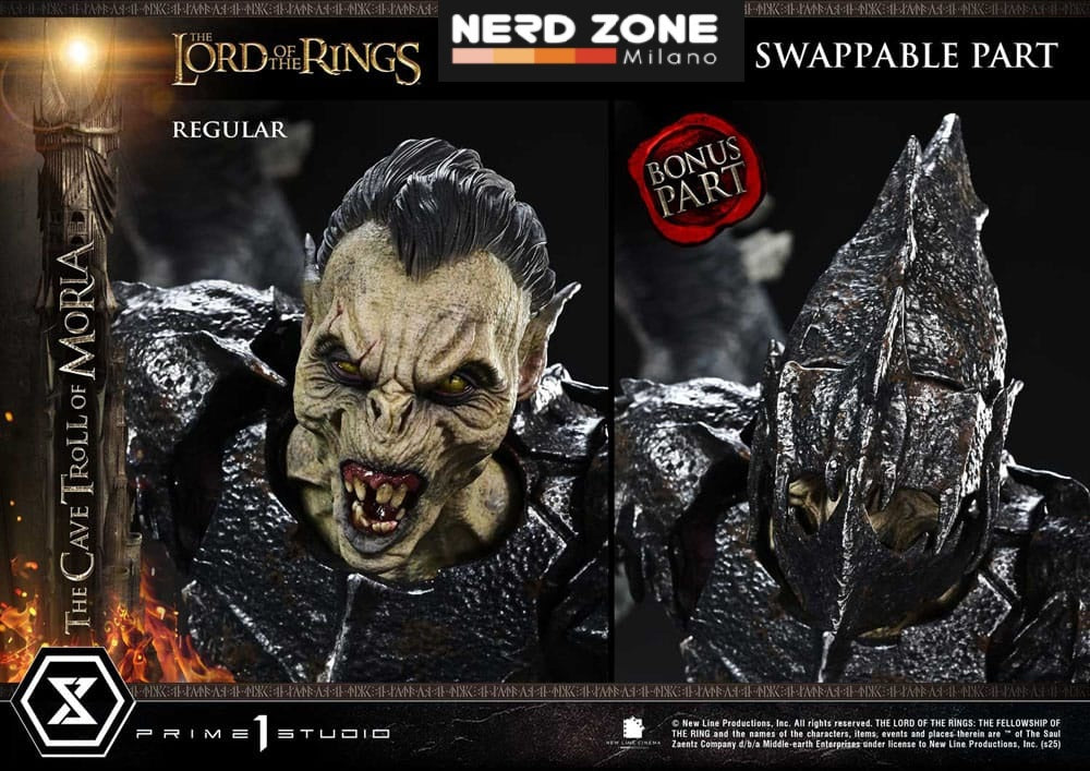 PRIME 1 STUDIO - The Lord of the Rings Premium Masterline Series Statue 1/6 Cave Troll of Moria Bonus Version 91 cm
