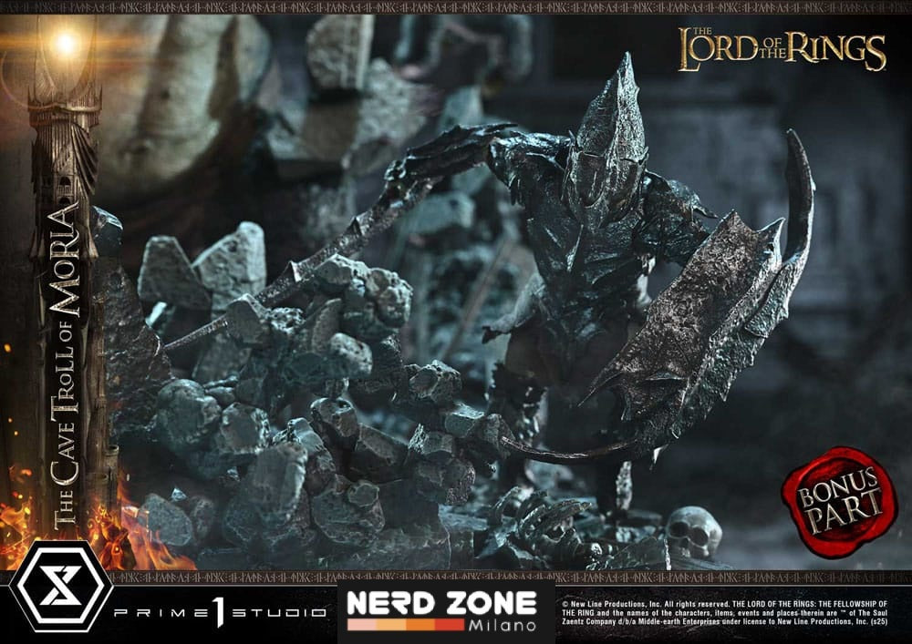 PRIME 1 STUDIO - The Lord of the Rings Premium Masterline Series Statue 1/6 Cave Troll of Moria Bonus Version 91 cm