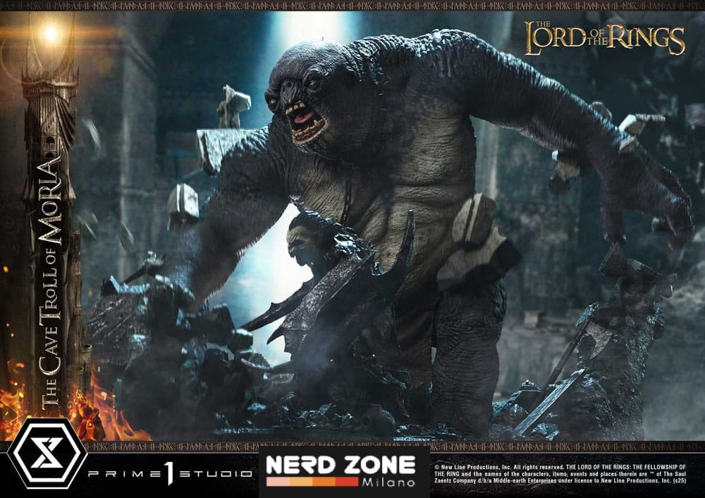 PRIME 1 STUDIO - The Lord of the Rings Premium Masterline Series Statue 1/6 Cave Troll of Moria Bonus Version 91 cm