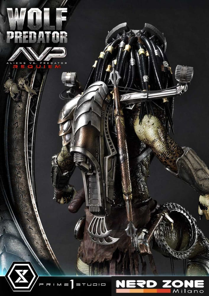 PRIME 1 STUDIO - Alien vs. Predator Real Elite Masterline Series Statue 1/3 Requiem Wolf Predator 95 cm