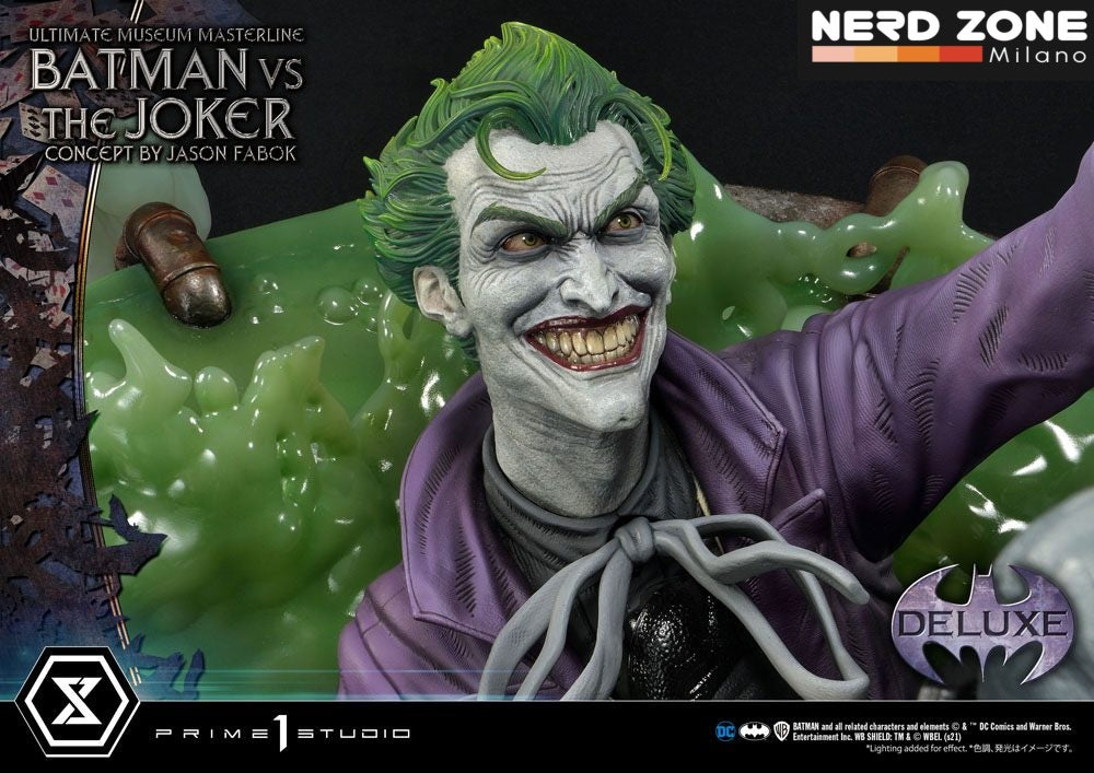 PRIME 1 STUDIO - DC Comics Statue 1/3 Batman vs. The Joker by Jason Fabok Deluxe Bonus Version 85 cm