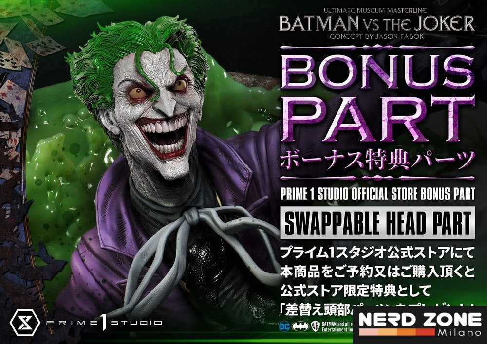 PRIME 1 STUDIO - DC Comics Statue 1/3 Batman vs. The Joker by Jason Fabok Deluxe Bonus Version 85 cm