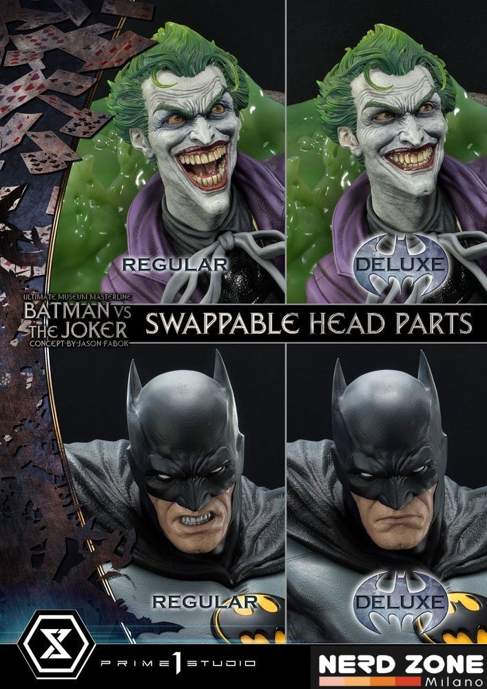 PRIME 1 STUDIO - DC Comics Statue 1/3 Batman vs. The Joker by Jason Fabok Deluxe Bonus Version 85 cm