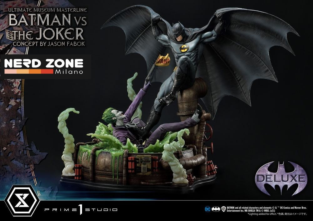 PRIME 1 STUDIO - DC Comics Statue 1/3 Batman vs. The Joker by Jason Fabok Deluxe Bonus Version 85 cm