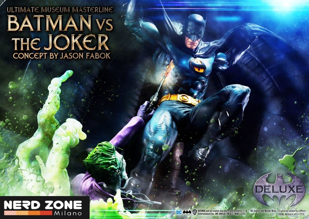 PRIME 1 STUDIO - DC Comics Statue 1/3 Batman vs. The Joker by Jason Fabok Deluxe Bonus Version 85 cm