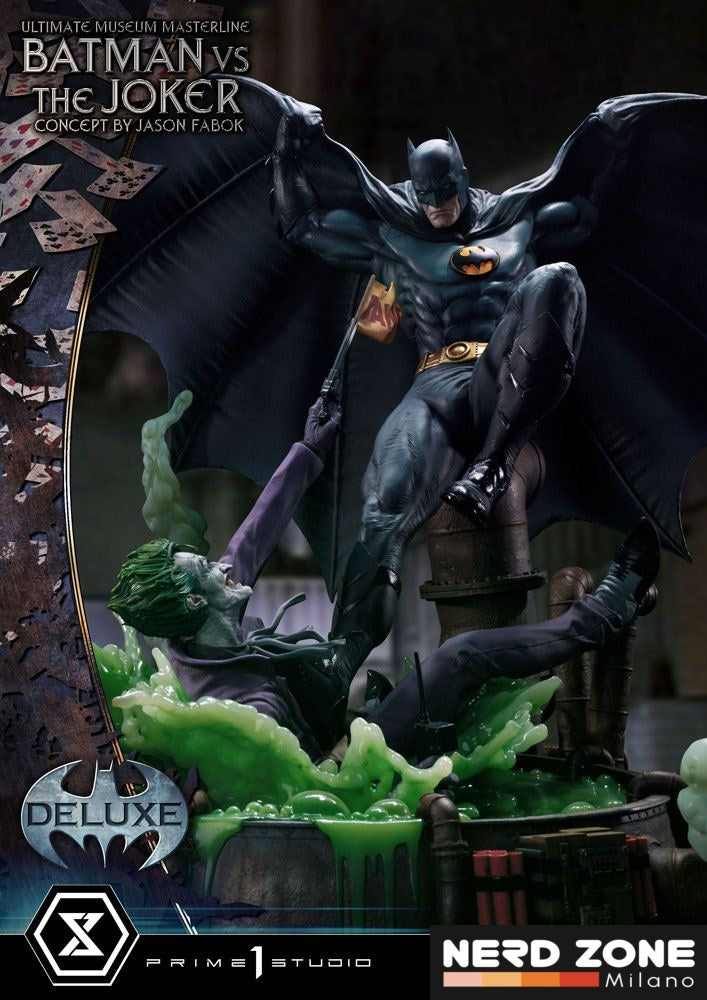 PRIME 1 STUDIO - DC Comics Statue 1/3 Batman vs. The Joker by Jason Fabok Deluxe Bonus Version 85 cm