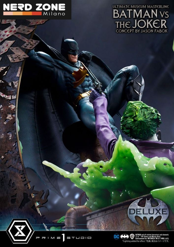 PRIME 1 STUDIO - DC Comics Statue 1/3 Batman vs. The Joker by Jason Fabok Deluxe Bonus Version 85 cm