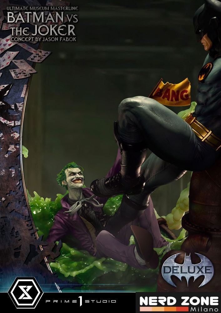 PRIME 1 STUDIO - DC Comics Statue 1/3 Batman vs. The Joker by Jason Fabok Deluxe Bonus Version 85 cm