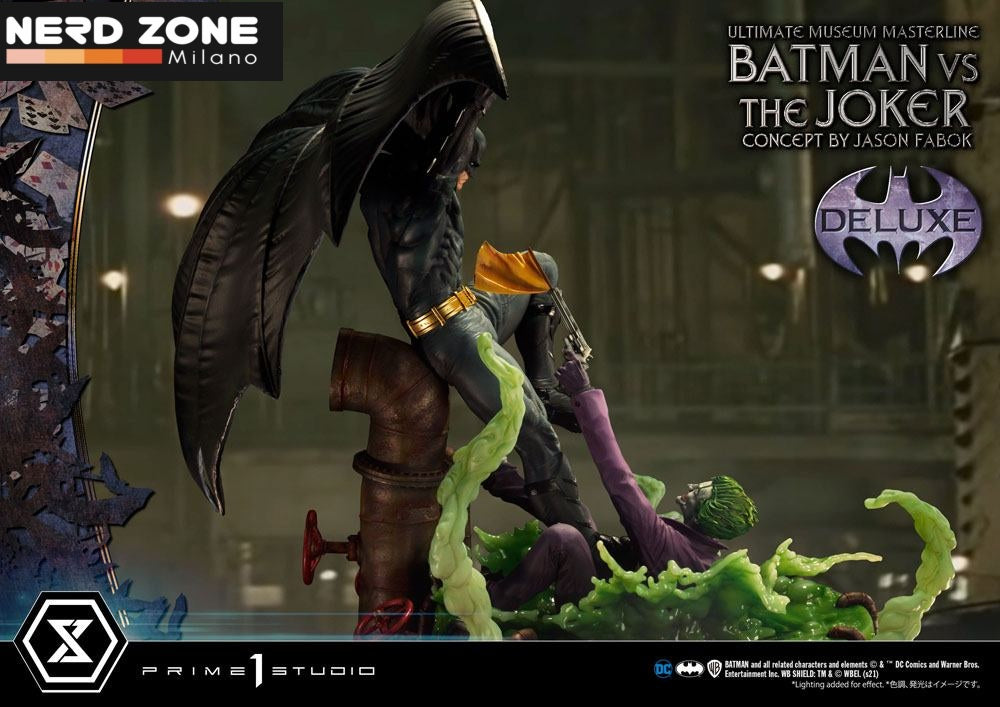 PRIME 1 STUDIO - DC Comics Statue 1/3 Batman vs. The Joker by Jason Fabok Deluxe Bonus Version 85 cm