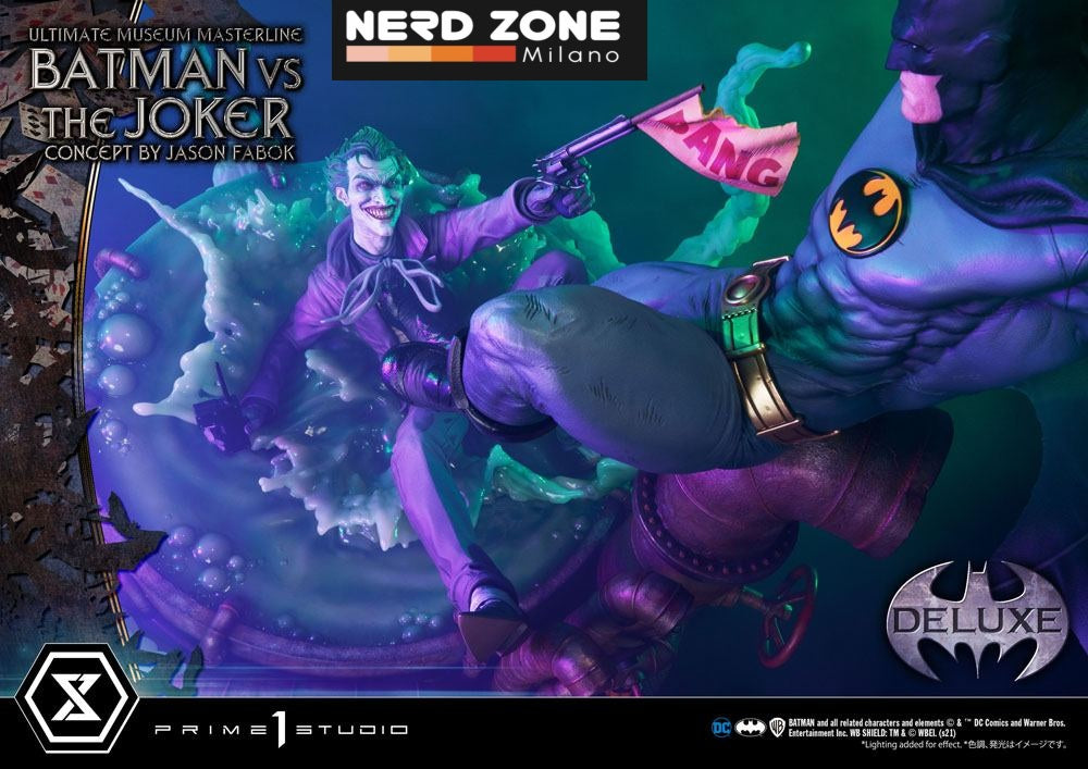 PRIME 1 STUDIO - DC Comics Statue 1/3 Batman vs. The Joker by Jason Fabok Deluxe Bonus Version 85 cm
