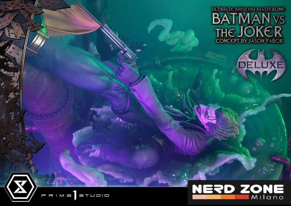 PRIME 1 STUDIO - DC Comics Statue 1/3 Batman vs. The Joker by Jason Fabok Deluxe Bonus Version 85 cm