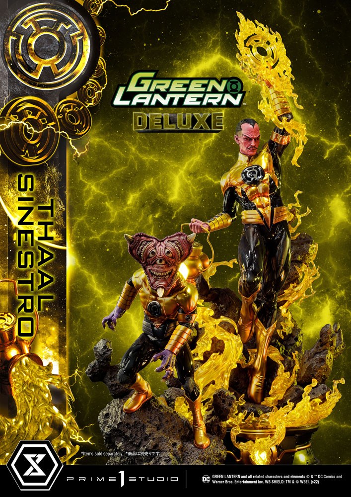 PRIME 1 STUDIO - DC Comics Statue 1/3 Thaal Sinestro DELUXE Version 111 cm