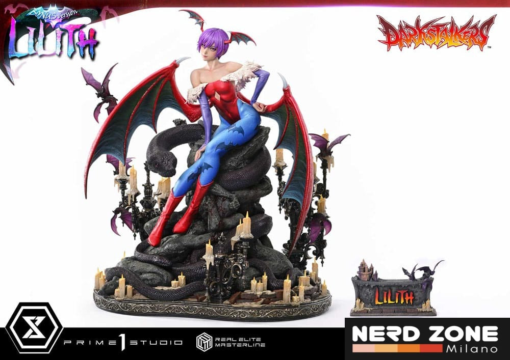 PRIME 1 STUDIO - Darkstalkers Real Elite Masterline Series Statue 1/4 Lilith Bonus Version 52 cm
